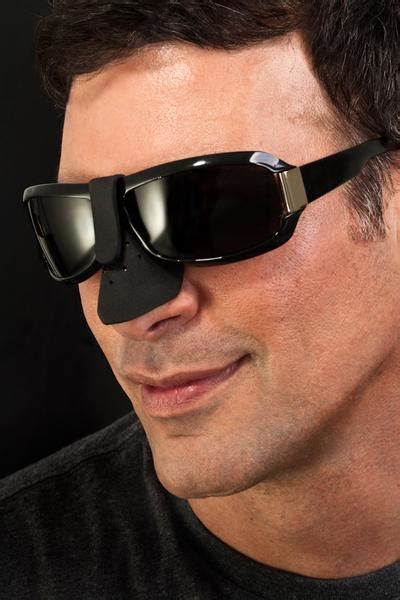 sunglasses with nose protection